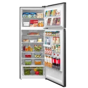 ثلاجه توشيبا 450 لتر اسود زجاج انفرتر GRRT624WEPGN22