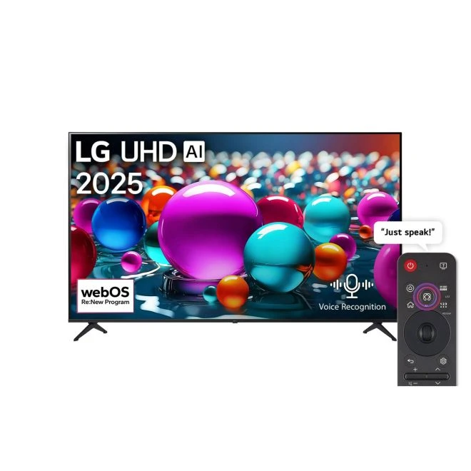 شاشه ال جى 50 بوصه سمارت ريموت ماجيك بدون فريم 50UA85006LA 4K