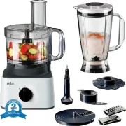 محضر طعام براون، 750 وات، أبيض، (بضمان راية)، FP0132WH