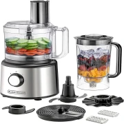 محضر طعام بلاك اند ديكر، 750 وات، 25 وظيفة، فضي، FX760-B5