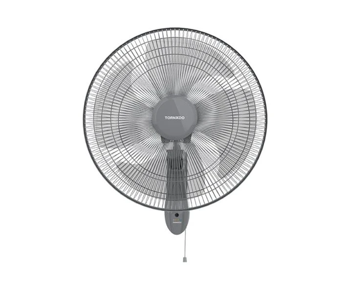مروحه تورنيدو حائط 16بوصه 4ريشه رمادى TWF16G