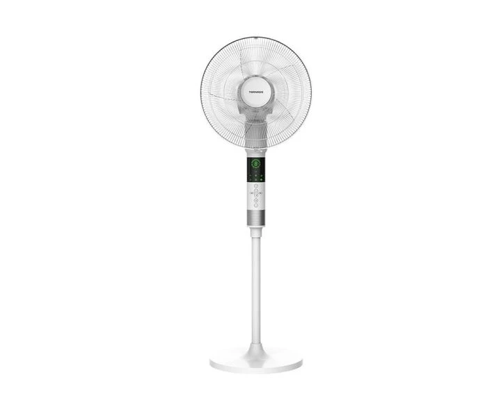 مروحه تورنيدو عمود 16بوصة ريموت أبيض EFS360/903GW