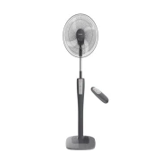 مروحه تورنيدو عمود 16بوصه ريموت 4ريشه رمادى TSF75G
