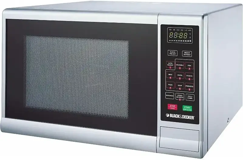 ميكروويف بلاك اند ديكر، 30 لتر، شواية،900 وات، ديجيتال ،سلفر،MZ3000PG-B5
