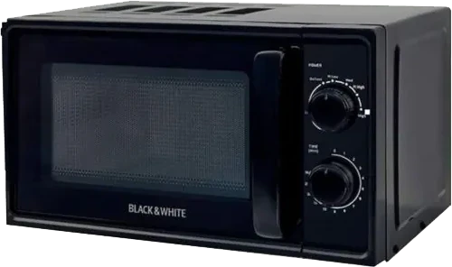 ميكروويف بلاك اند وايت ، 1200وات ، 20 لتر ، أسود، MW-200A