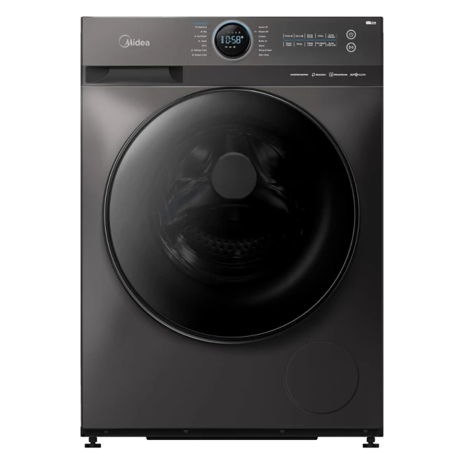 غساله ميديا اوتوماتيك 7كيلو 1400لفه سلفر انفرتر بخار MF100W70BTT
