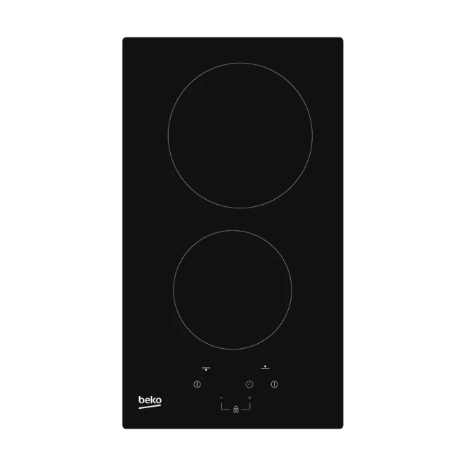 مسطح بيكو 2شعلة 30*30 كهرباء زجاج اسود HDMC32400TX