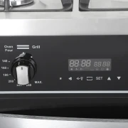بوتاجاز ستانلس ستيل بريميم من يونيون اير، 5 شعلة، 60×90 سم، PRM6090SS-1GC-511-IDSP-GO-2W - فضي