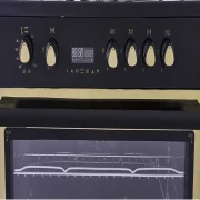 بوتاجاز بريميم من يونيون اير، 90 × 60 ، 5 شعلة، أمان كامل، جلاس كنترول، ذهبي × أسود – PRM6090EB-GC-511-IDSF-P- EU-C