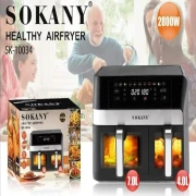قلاية سوكانى 7 لتر + 4 2 باب 2800 وات SK-10034