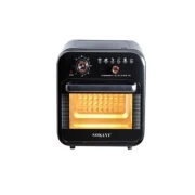 قلاية بدون زيت سوكاني، 18 لتر، 1800 وات، اسود - SK-10001