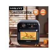 قلاية بدون زيت سوكاني، 18 لتر، 1800 وات، اسود - SK-10001
