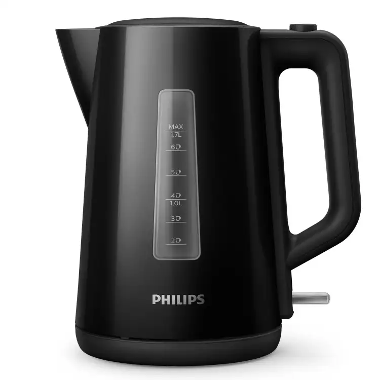 كاتيل كهربائي فيليبس Series 3000، سعة 1.7 لتر، 2200 وات، اسود - HD9318/20
