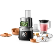 محضر طعام فيليبس Viva Collection، سعة 2.1 لتر، 850 وات، اسود - HR7530/10