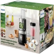 محضر طعام فيليبس Viva Collection، سعة 2.1 لتر، 850 وات، اسود - HR7530/10
