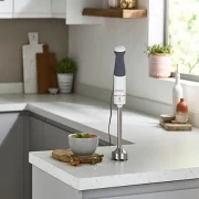 خلاط يدوي متعدد الاستخدام كينوود Triblade XL، سعة 500 مل، 850 وات، ابيض - HBM40.306WH