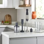 خلاط يدوي متعدد الاستخدام كينوود Triblade XL Plus، 500 مل، 1000 وات، اسود - HBM60.307GY