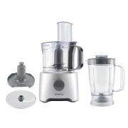 محضر طعام كينوود MultiPro Compact، سعة 2.1 لتر، 800 وات، فضي - FDP301SI