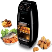 قلاية بدون زيت كينوود kHealthy FryOven، سعة 11 لتر، 2000 وات، اسود - HFP90.000BK