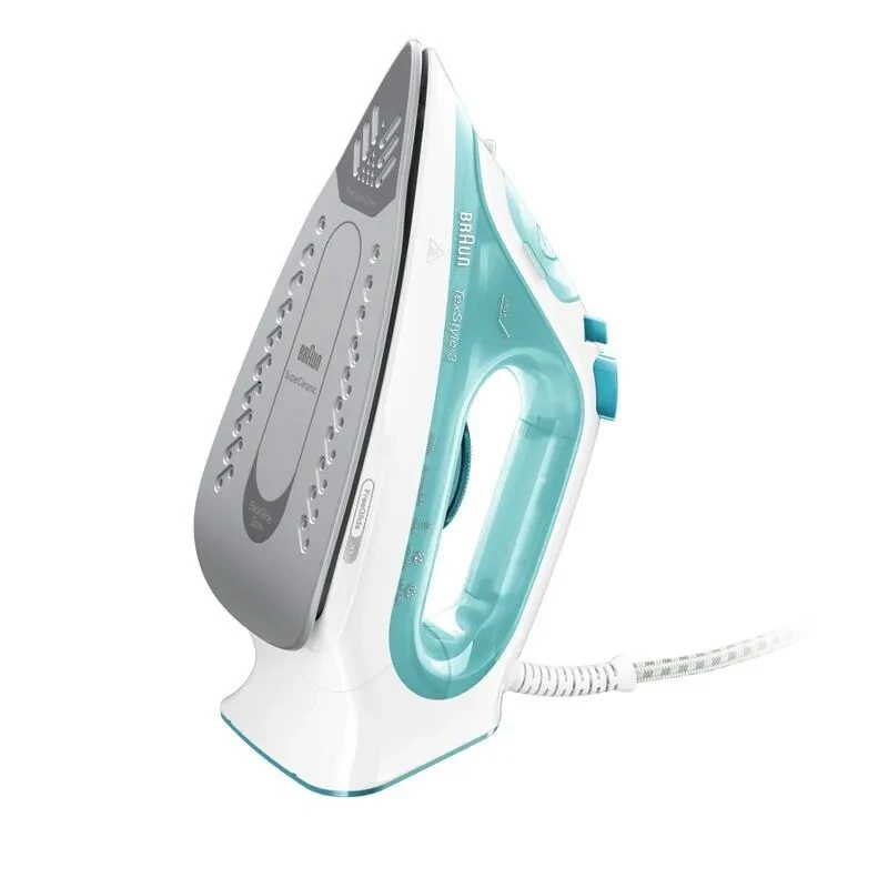 مكواة بخار براون TexStyle 3، بقوة 2350 وات، تركواز وابيض - SI3041GR ( ضمان دولي )
