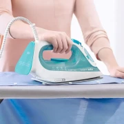 مكواة بخار براون TexStyle 3، بقوة 2350 وات، تركواز وابيض - SI3041GR ( ضمان دولي )