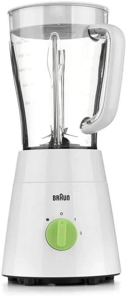 خلاط كهربائي براون، 1.5 لتر، 500 وات، ابيض - JB0115WH