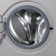 غسالة ملابس ال جي اتوماتيك تحميل أمامي، 7 كجم، موتور انفرتر، فضي - FH2J3QDNG5