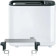 توستر براون، 2 شريحة، 1000 وات، ابيض - HT3010WH