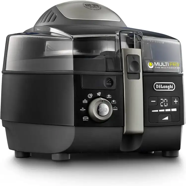 قلاية بدون زيت ديلونجي MultiCooker ديجيتال ، 1.7 كجم، 2200 وات، اسود - FH1396/1.BK ( ضمان دولى )