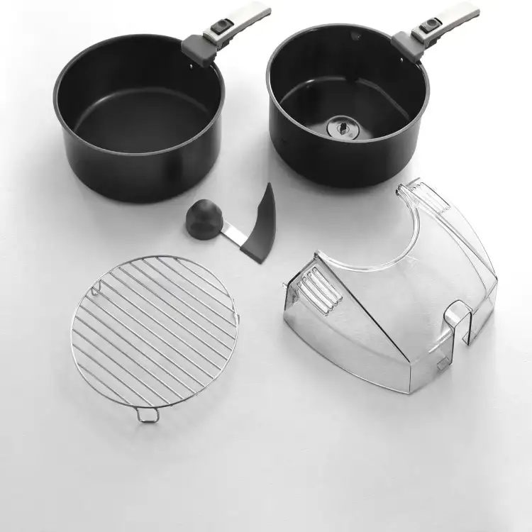 قلاية بدون زيت ديلونجي MultiCooker ديجيتال ، 1.7 كجم، 2200 وات، اسود - FH1396/1.BK ( ضمان دولى )