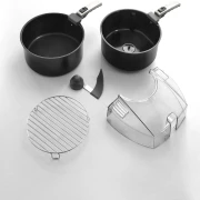 قلاية بدون زيت ديلونجي MultiCooker ديجيتال ، 1.7 كجم، 2200 وات، اسود - FH1396/1.BK ( ضمان دولى )