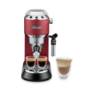 ماكينة تحضير القهوة الاسبريسو والكابتشينو ديلونجي ديديكا ستايل، 1450 وات، احمر - EC685R