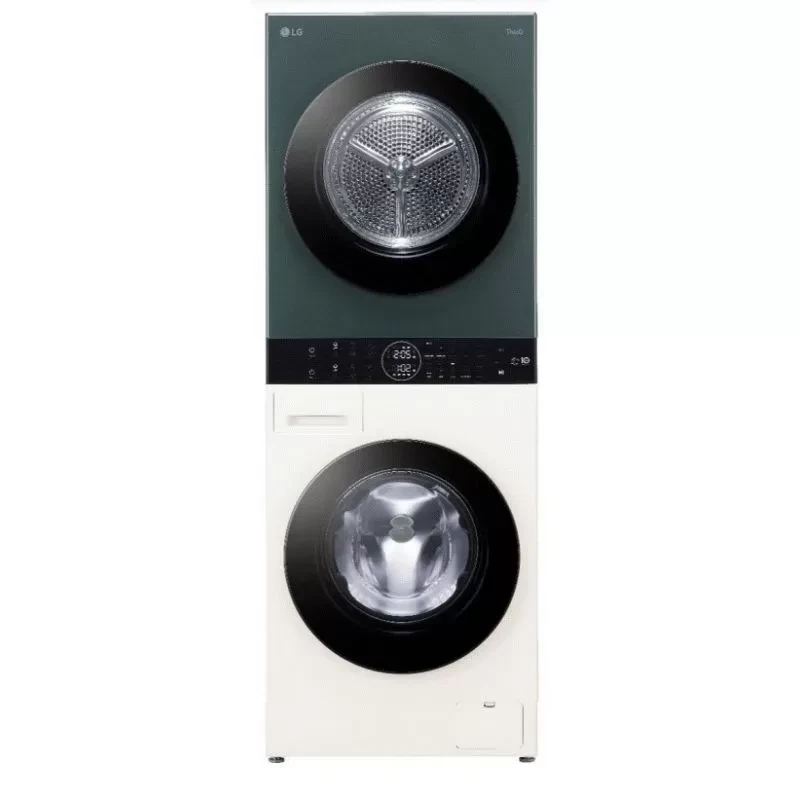 غساله ال جي 13ك WashTower بمجفف 10ك بيج/ اخضر FWT1310BG