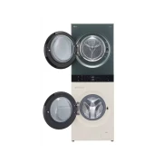 غساله ال جي 13ك WashTower بمجفف 10ك بيج/ اخضر FWT1310BG