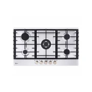 مسطح غاز ال جى بلت ان Cooktop، 5 شعلات، 90 سم، ستانلس ستيل - CG5Z3626S