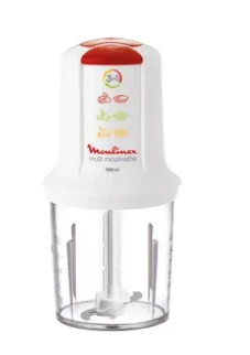 كبة 3 في 1 مولينكس Multi Moulinette، بقوة 500 وات، 500 مل، أبيض واحمر - AT7191EG