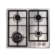مسطح غاز كينوود بلت ان ، 4 شعلات، 60 سم، ستانلس ستيل - HOB60.000SS