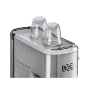 ماكينة تحضير الاسبرسو بلاك اند ديكر بمضخة، 1450 وات، 15 بار، فضي - ECM150-B5 ( ضمان دولي )