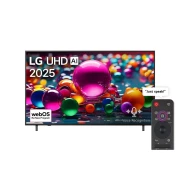 شاشة تلفزيون سمارت ال جى مقاس65 بوصه LED، بدقة 4K UHD، بريسيفر داخلي - 65UA85006LA