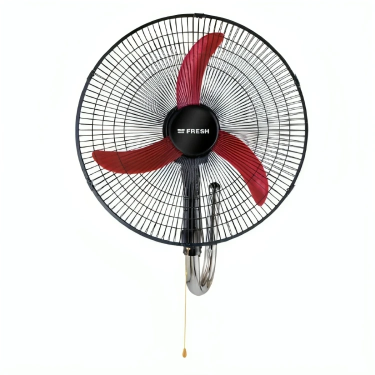 مروحة حائط فريش Shabah بريموت كنترول، 20 بوصة، اسود واحمر - Fresh-500008741