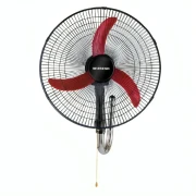 مروحة حائط فريش Shabah بريموت كنترول، 20 بوصة، اسود واحمر - Fresh-500008741