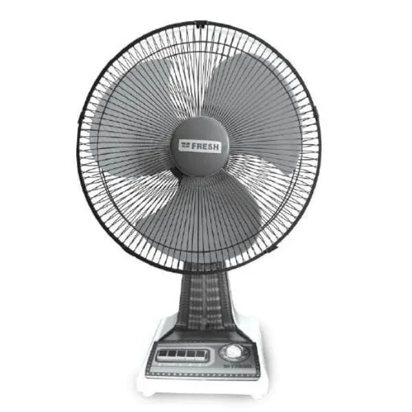 مروحة مكتب فريش EL- Amira، مقاس 16 بوصة، رمادي - Fresh-500004483