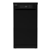 غسالة اطباق شارب ديجيتال، 10 فرد، 6 برنامج، 45 سم، اسود - QW-V610-BK