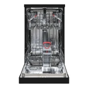غسالة اطباق شارب ديجيتال، 10 فرد، 6 برنامج، 45 سم، اسود - QW-V610-BK