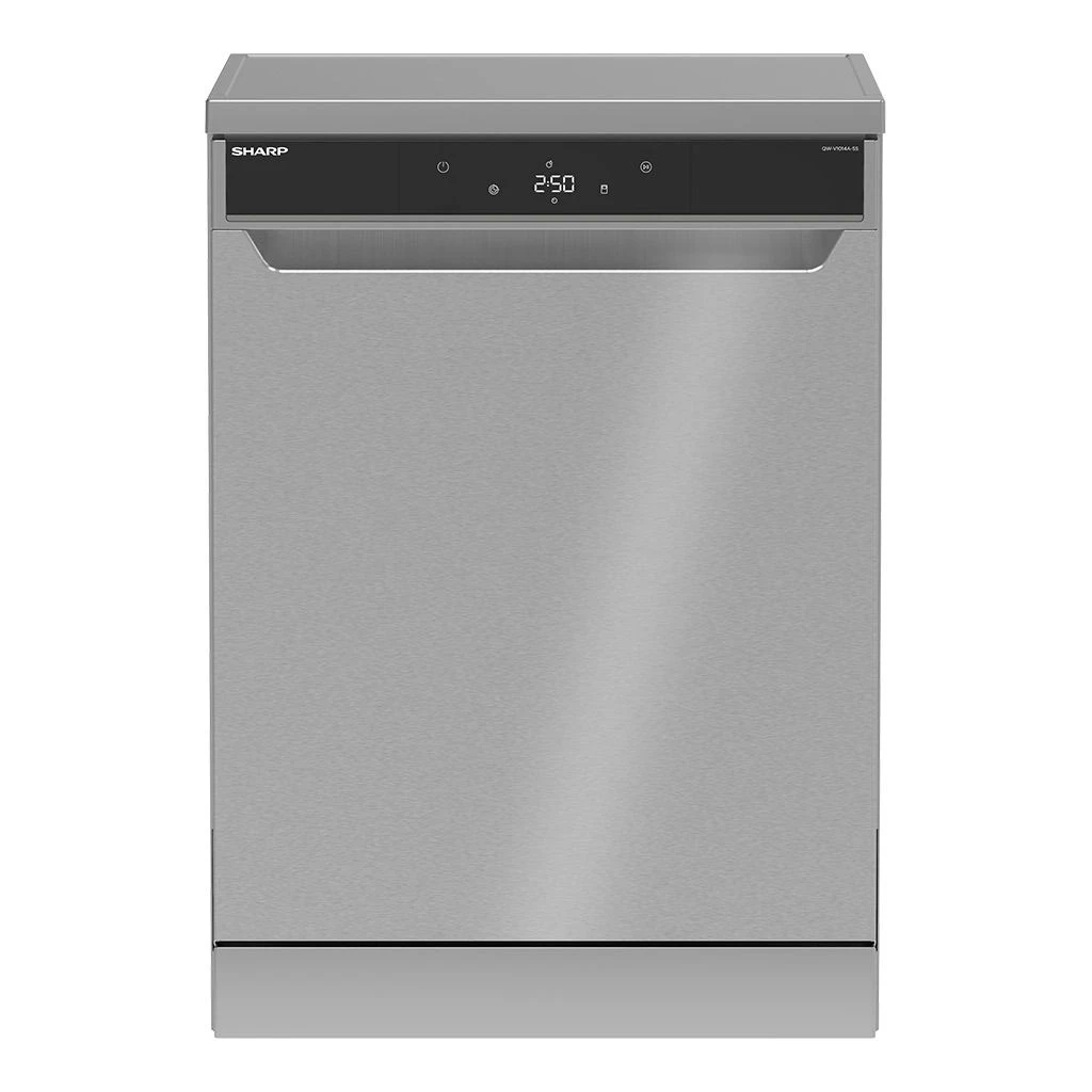 غسالة أطباق شارب، 14 فرد، انفرتر شاشة ديجيتال، 10 برامج، استانلس - QW-V1014A-SS