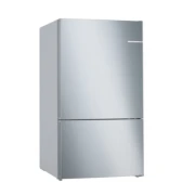 ثلاجة بوش، نو فروست، 453 لتر، 2 باب، فضي - KDN55NL2E8
