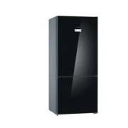 ثلاجة نوفروست بوش Series 6 ديجيتال، 435 لتر، اسود - KGN49LB30U