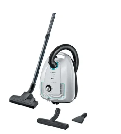 مكنسة كهربائية بوش Series 4 Pro Hygienic بحاوية، 2200 وات، ابيض - BGL38WHYG