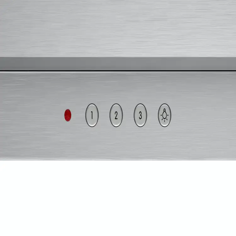 شفاط ديكوري بلت ان بمدخنة بوش Serie 4، مقاس 60 سم، ستانلس ستيل - DWG66CD50Z