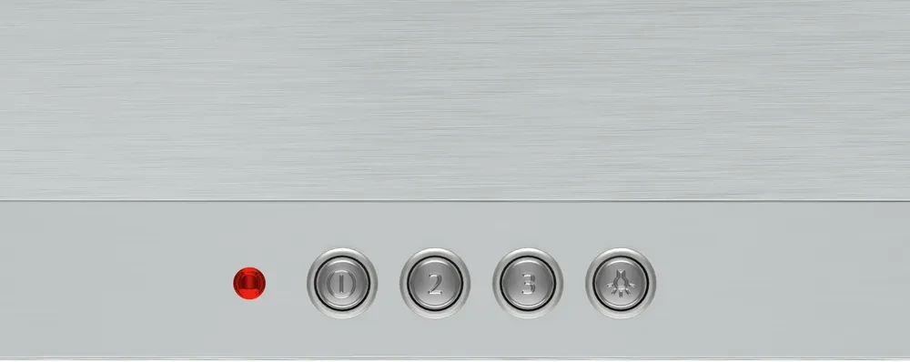 شفاط بمدخنة بلت ان بوش، مقاس 90 سم، أسود - DWP94CC50T